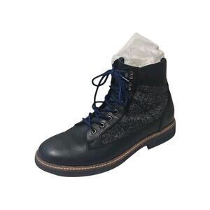 Penguin Men's Chukka Leather Black Size 10 Ankle Boots Lace-up 88863